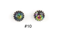 Load image into Gallery viewer, Shapes Oil Spill Earrings Starlet Shimmer - Barbara Towles Masterson&#39;s Store
