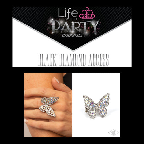 Exclusive Black Diamond - Flauntable Flutter - Multi Ring - Barbara Towles Masterson's Store