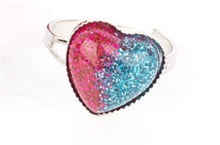 Load image into Gallery viewer, Glittery Hearts - Starlet Shimmer Rings - Barbara Towles Masterson&#39;s Store
