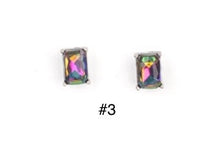 Load image into Gallery viewer, Shapes Oil Spill Earrings Starlet Shimmer - Barbara Towles Masterson&#39;s Store
