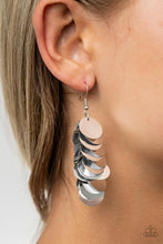 Load image into Gallery viewer, Now You SEQUIN It - Silver - Earrings Life Of The Party Exclusive - September 2020 - Barbara Towles Masterson&#39;s Store
